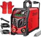 250Amp Stick Welder 110V/220V Dual Voltage, with LED Display ARC Welding Machine w/Hot Start, IGBT Inverter, Portable Welder with Complete Kit (10 Rods, Clamps, Gloves), Anti-Stick for Home/Diy/Farm