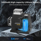 JEPPO Laser Level with Tripod,3D Green Laser Level 3x360 Self Leveling,12 Line Lazer Leveler Tool for Construction,Picture Hanging,APP Remote Control,Rechargeable Battery,Magnetic Rotating Stand