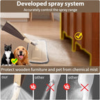 Mops for Floor Cleaning, 50 inch Spray Mop with 400ml Refillable Bottle and 2 Replacement Pads Dry Wet FloorCleaning Household or Commercial Use for Hardwood Laminate Tile Ceramic (Brown)