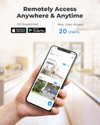 REOLINK Smart 5MP 8CH Home Security Camera System, 4pcs Wired PoE IP Cameras Outdoor with Person/Pet/Vehicle Detection, 4K 8CH NVR with 2TB HDD for 24-7 Recording, RLK8-520D4-5MP