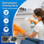 2Pcs Spray Splash Cleaner, 2025 New Multi Purpose Cleaning Spray, Powerful Degreaser Sprays for Kitchen, Splash Sprays All Purpose Cleaner, Easy to Use Grime Remover for Household Cleaning