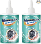 Mold Remover Gel,Household Mold Cleaner for Washing Machine,Refrigerator Strips,Grout Cleaner Best for Home Sink,Kitchen,Showers(2-Pack)