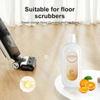 Floor Cleaning Solution Compatible With Tineco, Deep Cleans for Multiple Hard Floors, Suitable With All Robot Vacuums with Mopping and Cordless Wet/Dry Vacuum Mop (Sweet Orange 1 Bottle)