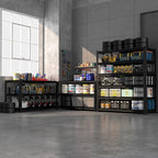 6-Tier 55" W x 24" D x 84" H Garage Shelving 3500LBS Storage Shelves Heavy Duty Metal Shelf Unit Adjustable Basement Industrial Storage Racks (6T-84 * 55 * 24)