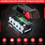 18V 8.0Ah Replace for Milwaukee Mk18 Battery 48-11-1850 48-11-1840 48-11-1852 48-11-1815 Cordless Power Tools Lithium-Ion Battery, 2Pack