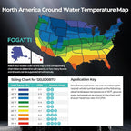FOGATTI Natural Gas Tankless Water Heater Outdoor - Max 5.1 GPM 120,000 BTU, CSA Certified Compact Design On Demand Instant Hot Water Heater - Instagas Comfort 120S Series
