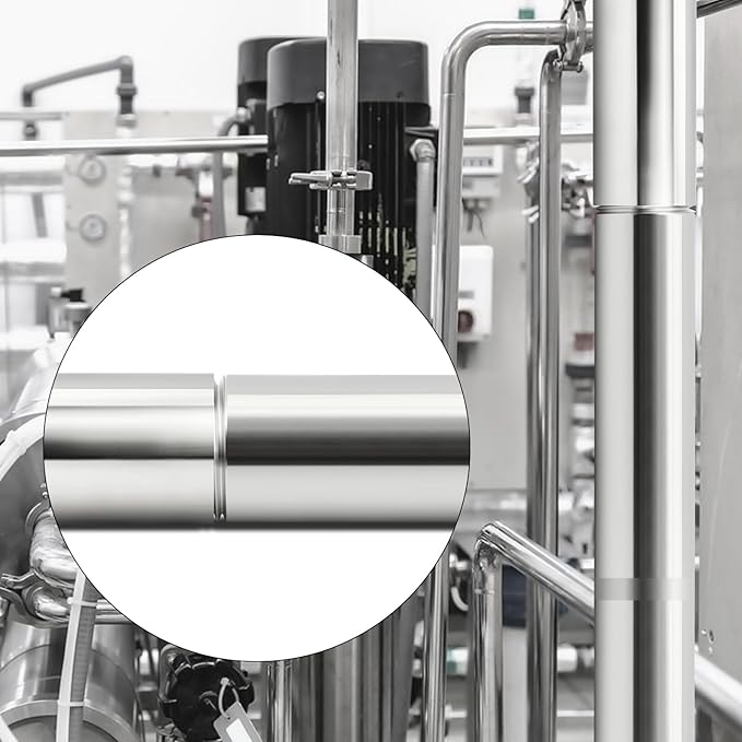 TAISHER 2PCS 304 Stainless Steel Pipe Fittings, 3/4" NPT Male Threaded, 8" Length Weld Nipple Cast Pipe