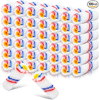 Leumoi 100 Pcs Paint Roller Covers 1/2 x 4 Inch Microfiber Paint Roller Covers Paint Brush Cover Small Roller Nap Mini House Painting Supplies for Painting Wall DIY Household Tool (Red Blue)