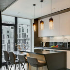 Dimmable 8W T10 LED Bulbs Warm White 2700K E26 8.9inch Long Tubular Light Bulb 75 Watt Vintage Edison LED Filament Bulb 800lm E26 Base Tube Bulb,Pack of 4