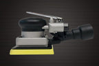 AirVANTAGE Industrial-Grade Orbital Pneumatic 3" x 4" Jitterbug Air Sheet Sander With 1" Diameter Central-Vacuum, 1/4 in. NPT Air Inlet (CV: Hook & Loop)