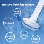 Aimery 40 Count Blue Disposable Toilet Bowl Wand Refills – Easy Clean & Fresh Bathroom