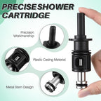 Dreyoo 1 Pack Compatible with 9742920 S742920 Pull and Turn Tub Shower Cartridge, Compatible with Pfister Avante Series Lavatory, Tub Faucet, Shower Valve Cartridge Replacement Part (Metal Stem)