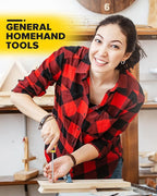 27pcs General Household Tool Kit Set, Home Repair and Mechanics Hand Tool Kit with Storage Case Ideal for Men and Women in Garage, Office, or College Dorm