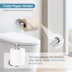 TQKAG Bathroom Towel Bar Holder Sets Brushed Nickel 23.6 Inch Round Stainless Steel Towel Bar Set 5 Piece Bathroom Accessory Set Wall Mounted