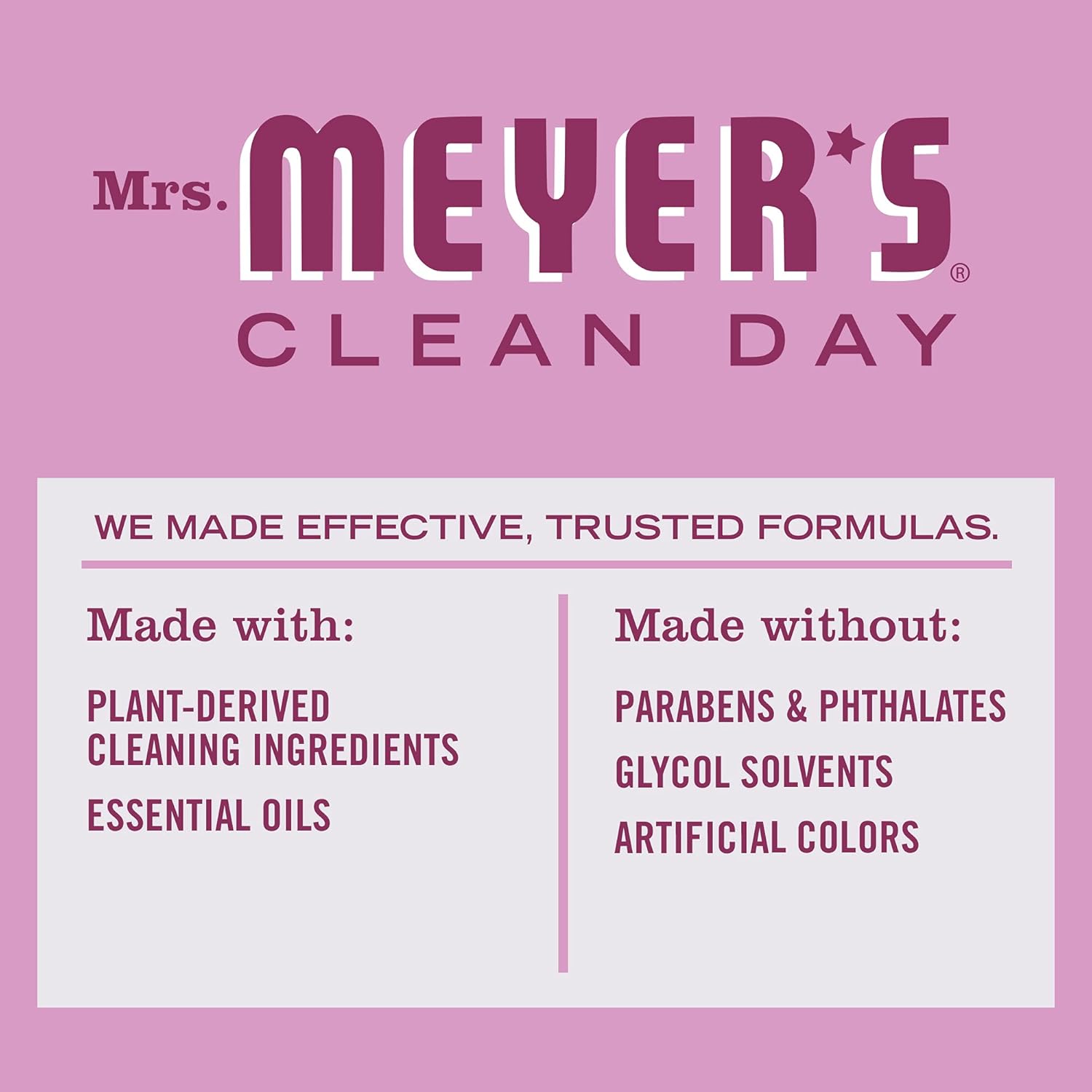 MRS. MEYER'S CLEAN DAY All-Purpose Cleaner Spray, Peony, 16 fl. oz - Pack of 3