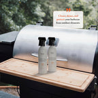 Bayes High-Performance Stainless Steel BBQ Exterior Cleaner and Protectant - Cleans, Shines and Protects Stainless Steel Barbecue Surfaces, Shields from Outdoor Elements - 16 oz, 2-Pack