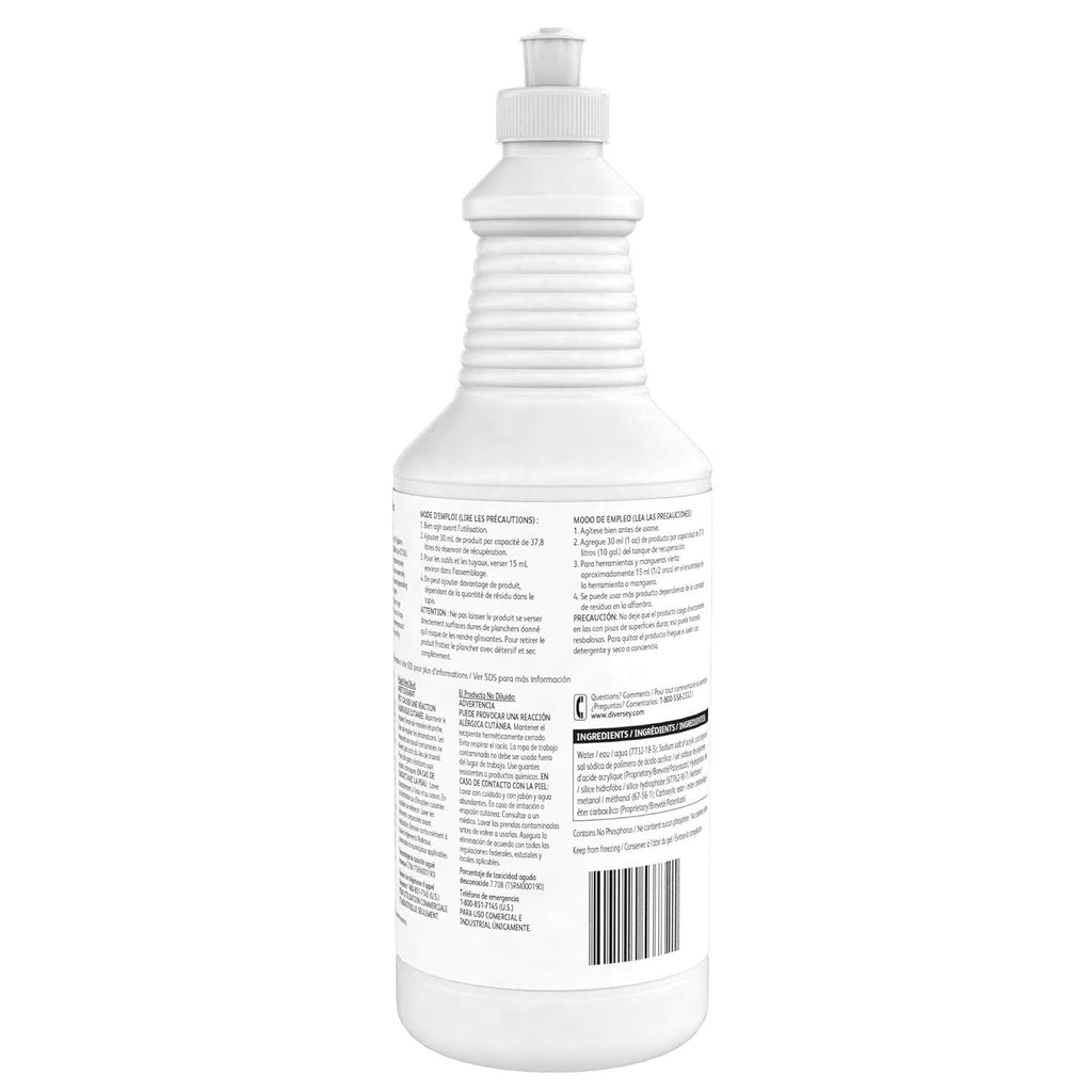 Diversey Defoamer/carpet Cleaner, Cream, Bland Scent, 32 Oz Squeeze Bottle