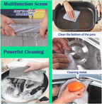 10 Pcs Upgrade 3-Layer Dish Cloth,Non-Scratch Steel, Premium Scrubbing Multipurpose Wire Dishwashing Rag for Wet and Dry, Kitchen Cleaning,Scrubs Dishes, Sinks Cleans,Home Essentials