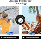 GASLAND Outdoors 16L Propane Tankless Water Heater 4.22GPM, On Demand Propane Hot Water Heater for Off Grid, Adjustable Temperature, Overheating Protection, Easy to Install, Black