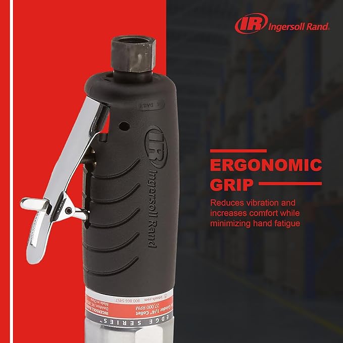 Ingersoll Rand 3107G 1/4-Inch Straight Air Die Grinder with Ergonomic Grip