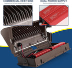 ledmo 120W LED Wall Pack Light, 15840LM Daylight Outdoor Security Lighting, Commercial and Industrial Outdoor Wall Pack Lights, 5000K IP65 Waterproof for Garage, Warehouse, Parking lot, Yard, 6 Pack