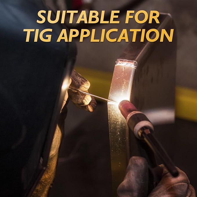 TOOLIOM Mild Steel TIG Welding Rod ER70S-6 TIG Filler Rod 1/8" x 16" 5LB Welding Wire