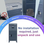 Package Delivery Boxes for Outside, Parcel Drop Boxes with Lock,Custom Address Stickers Package Drop Boxes for Outside is Weatherproof,Package Delivery Box for Porch,No Installation(15.7*15.7*37.8 in)