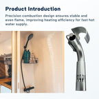 91638 Main Burner Tube Replacement Fit for Atwood/Dometic RV Water Heaters 6 Gallon LP Gas G6A-4E G6A-6E GC6AA-10E GE9-EXT More Adjustable Replace 91638 96206 92615 93221