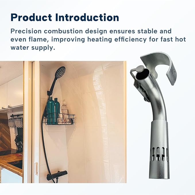 91638 Main Burner Tube Replacement Fit for Atwood/Dometic RV Water Heaters 6 Gallon LP Gas G6A-4E G6A-6E GC6AA-10E GE9-EXT More Adjustable Replace 91638 96206 92615 93221