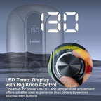 E65 Pro Pump-integrated Tankless Electric Water Heater 6.5kW 240V, LED Temp. Display with Big Knob Control, IPX4, Multi-protection, 1 Point of Use, 86-131℉ On Demand Under Sink Hot Water Heater