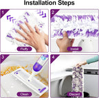 5X Cleaning Power Mop Pads for Swiffer Power Mop, Disposable Power Mop Pad Refills, Replacement Floor Cleaning Refills, Multi-Surface Wood Floor Replacement Pads (42)