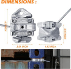 4 pcs Galvanized Heavy Duty Manual Twist Lock for Sea Rail Shipping Container - Casting Steel No Lever Required for Standard Container