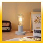 Tuanse 6 Pcs Polished Metal Desktop Lamp E26 E27 Screw Light Bulb Sockets Holder Base Lamp Replacement Base for Holding Bulb 6 Feet Cord on Off Switch Plug(White)