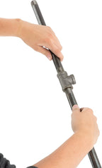 PIPE DÉCOR 1/2” x 18” Malleable Cast Iron Pipe, Pre Cut Connectors, Industrial Steel Grey Fits Standard Half Inch Black Threaded Pipes Nipples and Fittings, Build Vintage DIY Furniture, 6 Pack