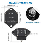 GLOSO Circuit Breaker E94 Panel Mount T1 Auto Reset for Marine Automotive Truck (135A