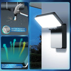 ledmo 40W LED Outdoor Wall Light, 3000LM 5000K Daylight Exterior Security Floodlights, IP65 Waterproof Modern Wall Pack with 360° Rotate and 180° Fold Adjustable Head Black Aluminum Housing