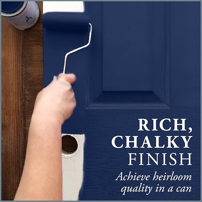 AMY HOWARD AT HOME Chalk-Based One Step Paint for Furniture, Cabinetry, Decor, Finish, and More | No Stripping, Sanding, or Priming | Dark Base | 32 Ounce | American Dream