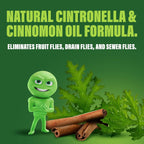 Green Gobbler Fruit Fly Goodbye Gel Drain Treatment | Killer Flies & Eliminator (1 Gallon)