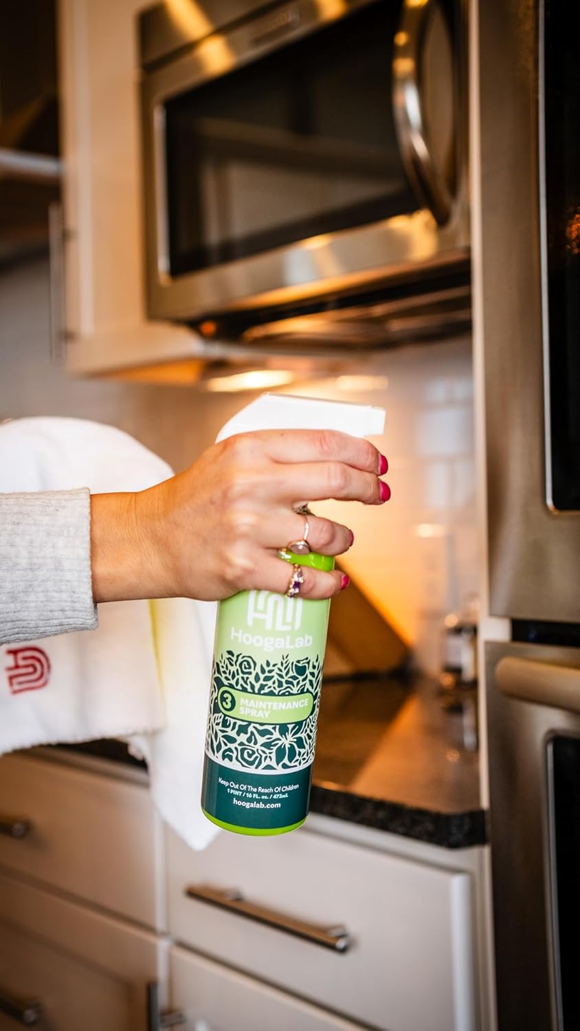 All Purpose Maintenance Spray 16oz All Surfaces Cleaner & Coating Maintenance Spray - Surface Polish & Cleaner | Kitchen Bathroom Granite Glass & Stainless Steel Protection (2 pack)