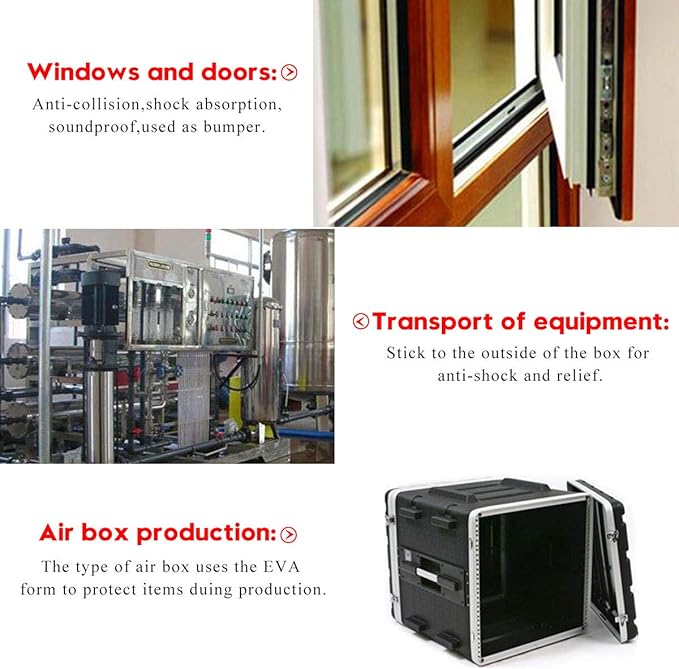 Foam Insulation Tape, Weather Stripping for Sliding Doors, Seal, HVAC, Windows, Pipes, Air Conditioning, Plumbing, High Density Foam Seal Tape (White, 33Ft x 1/8” x 1”)