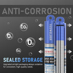 YESWELDER TIG Welding Tungsten Electrode 2% Lanthanated 3/32" x 7" (Blue, WL20/EWLa-2) 10-pk