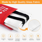 Emergency Fire Blanket for Home Kitchen - KANHIRO (4 Pack, 40 in X 40 in), Emergency Silicone Fire Blanket