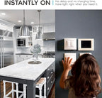 LUXRITE A19 LED Bulb 60W Equivalent, 5000K Bright White, 800 Lumens, Dimmable Standard LED Light Bulbs 9W, Enclosed Fixture Rated, Energy Star, E26 Medium Base - Indoor and Outdoor (16 Pack)