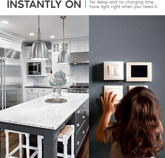 LUXRITE A19 LED Light Bulb 60W Equivalent, 5000K Bright White Dimmable, 800 Lumens, Standard LED Bulb 9W, E26 Base, Energy Star, Enclosed Fixture Rated, Perfect for Lamps and Home Lighting (12 Pack)