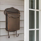 Special Lite Victoria Vertical Wall Mount Mailbox - Copper Aluminum Mailbox for Wall Mount - SVV-1013-CP