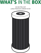 AO Smith 4.5"x10" 5 Micron Carbon Sediment Water Filter Replacement Cartridge - For Whole House Filtration Systems - AO-WH-PREL-RCP