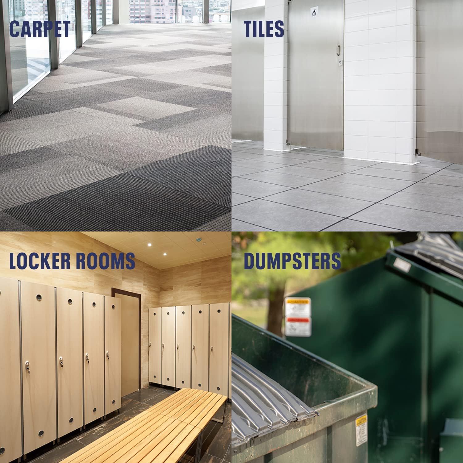 Bioesque Advanced Odor & Stain Remover with Enzymes, 1 Gallon (Pack of 4)