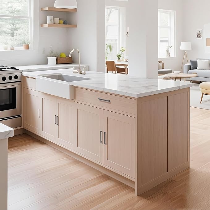 10 Pack 10 Inch(254mm) Hole Center Matte Dark Gunmetal Gray Modern Cabinet Pulls Kitchen Cabinet Handles Kitchen Cabinet Hardware Timeless Drawer Pulls for Dresser Cupboard Wardrobe, Gray(10x10)