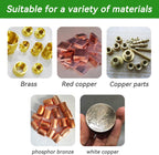 Copper Cleaner & Rust Remover & Polish - 3-in-1 Formula Action Fast-Acting Removes Rust, Oxidation and Restores Shine | Professional Grade Brass Cleaner Safe for Various Copper Products (1kg)