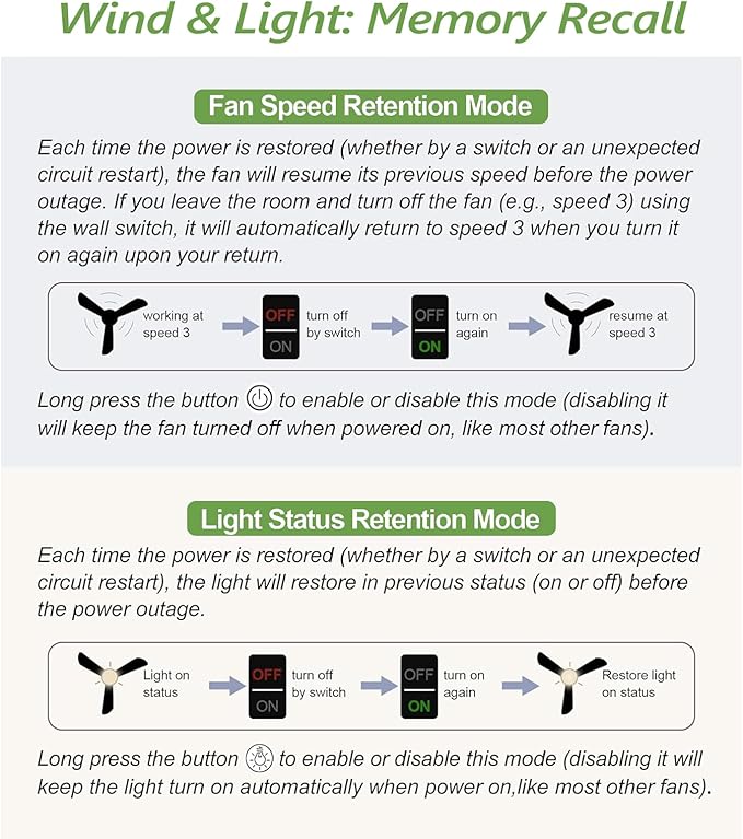 42-Inch Natural Wood Ceiling Fan with Lights, Remote Control, Dimmable, Reversible, Wood Blades, Power-Off Memory, Quiet DC Motor – Modern outdoor Ceiling Fan for Living Room, Bedroom, Patio